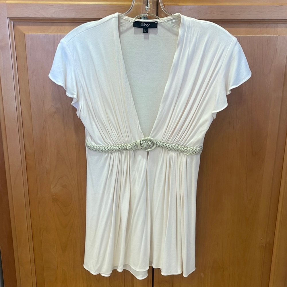 Sky ivory top